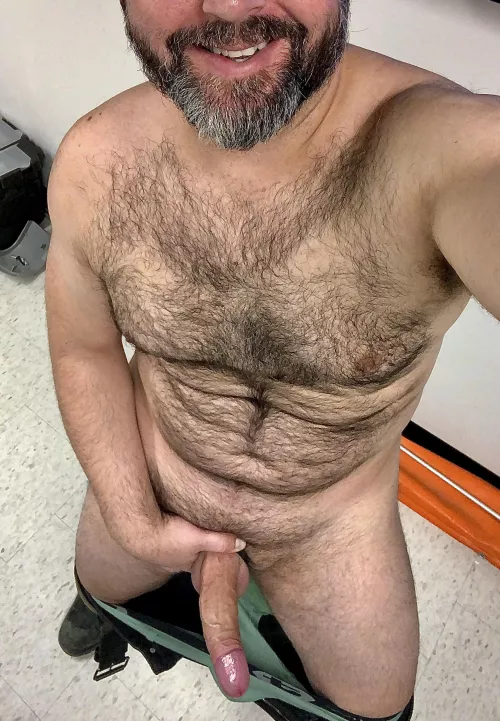 Sometimes work can be a bit scary, but hopefully not when your boss is hung and hairy.