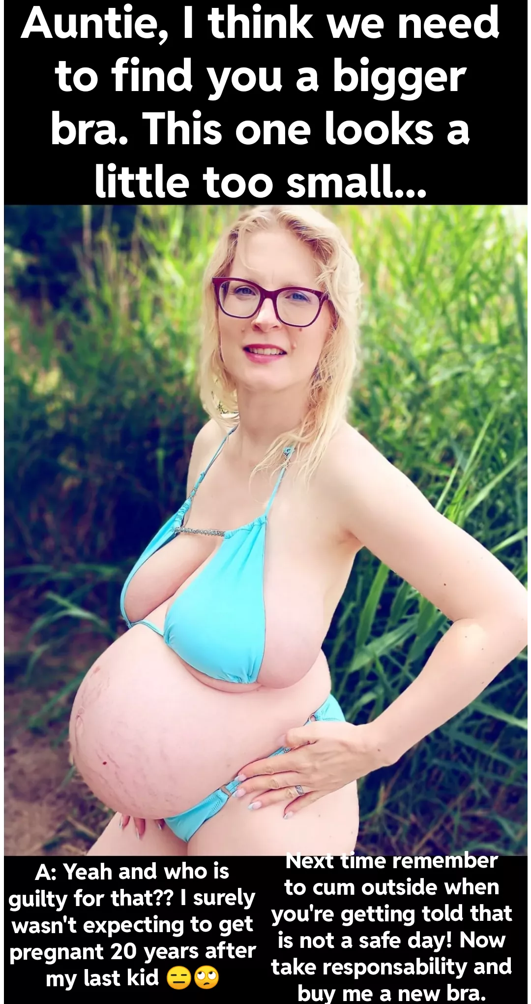 Sorry Auntie, it's all my fault 😅