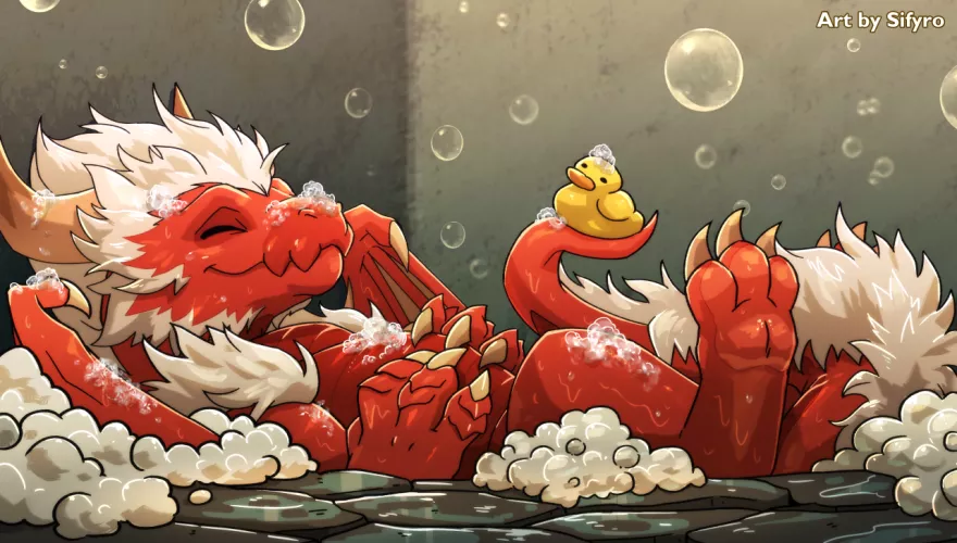 Stinky Derg Takes a Bath [blitzdrachin]