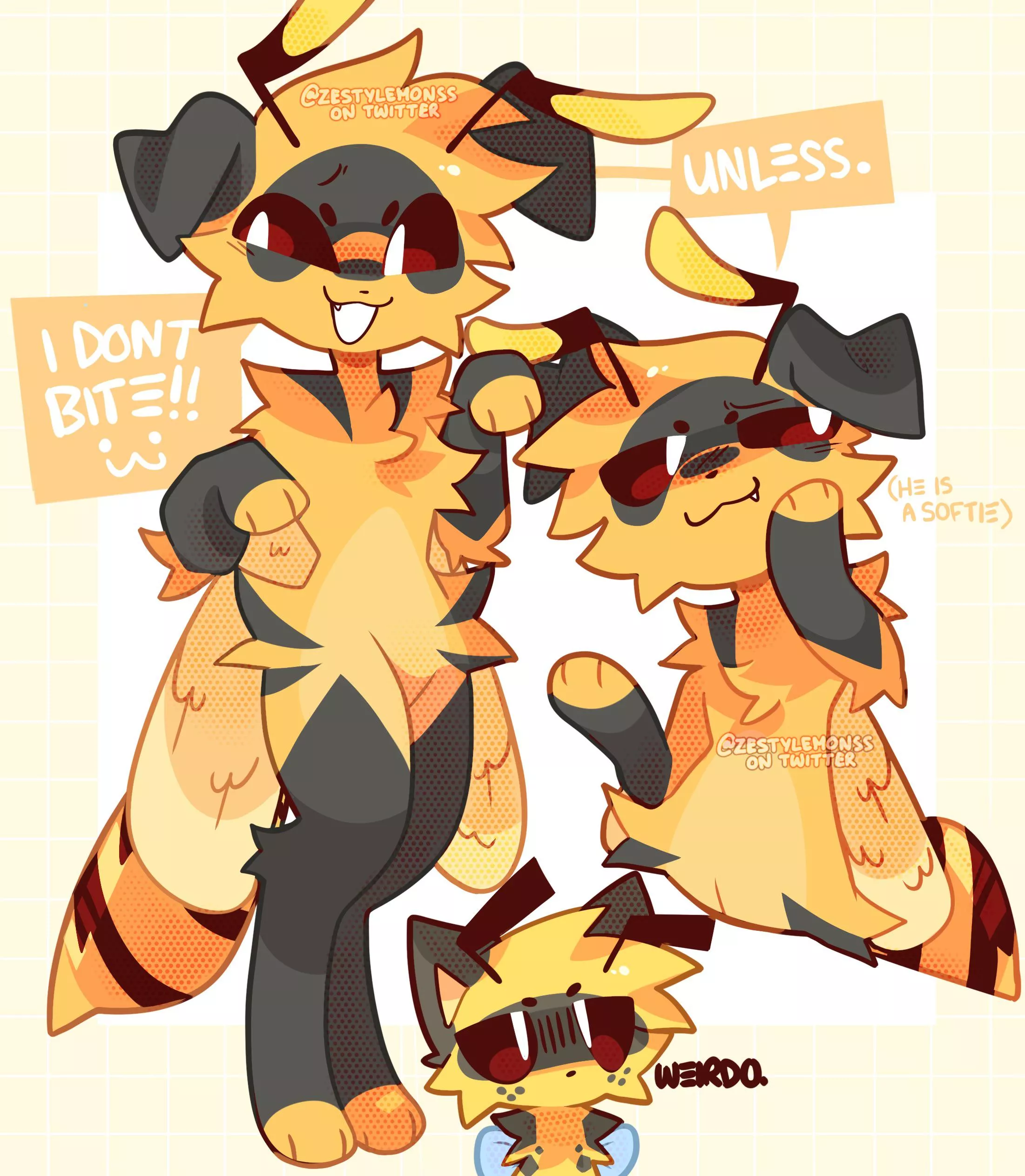 waspdog is back too !! [ art by me - @zestylemonss on twitter ]
