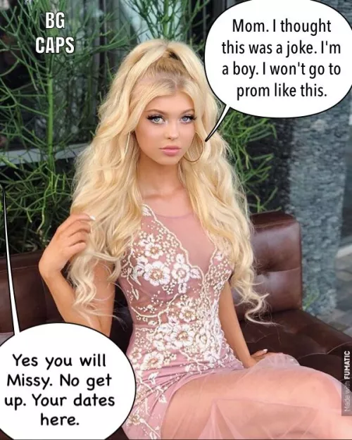 You go to the prom like this!! 👠💄💝