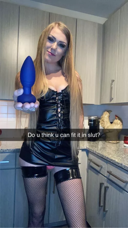 You’re going to wear this plug for me whenever I say so