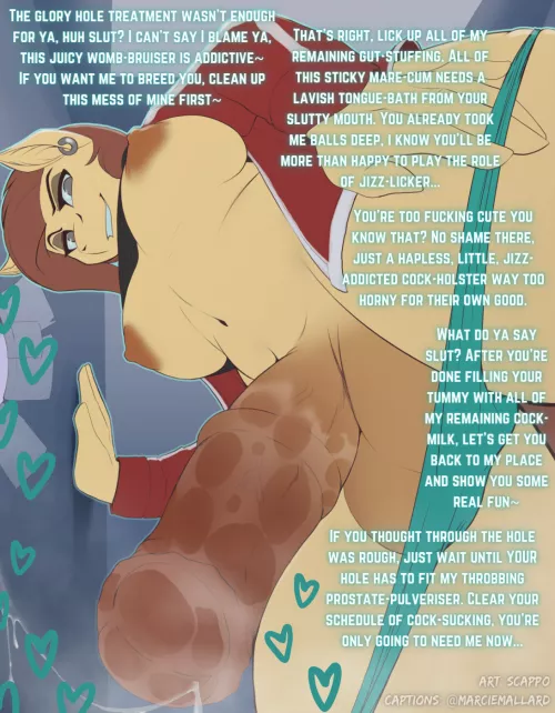 A visit from the stall over~ [Futanari] [POV] [Gloryhole] [MLP]