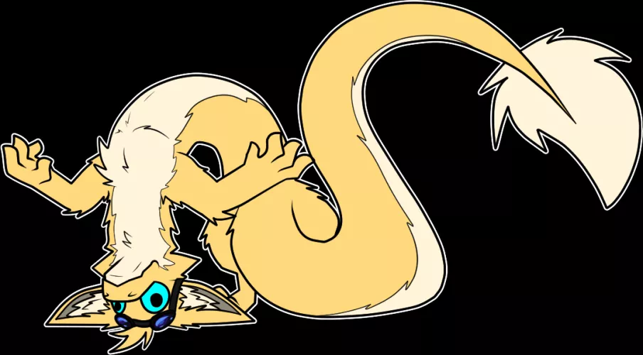 Bend his back like a weasel