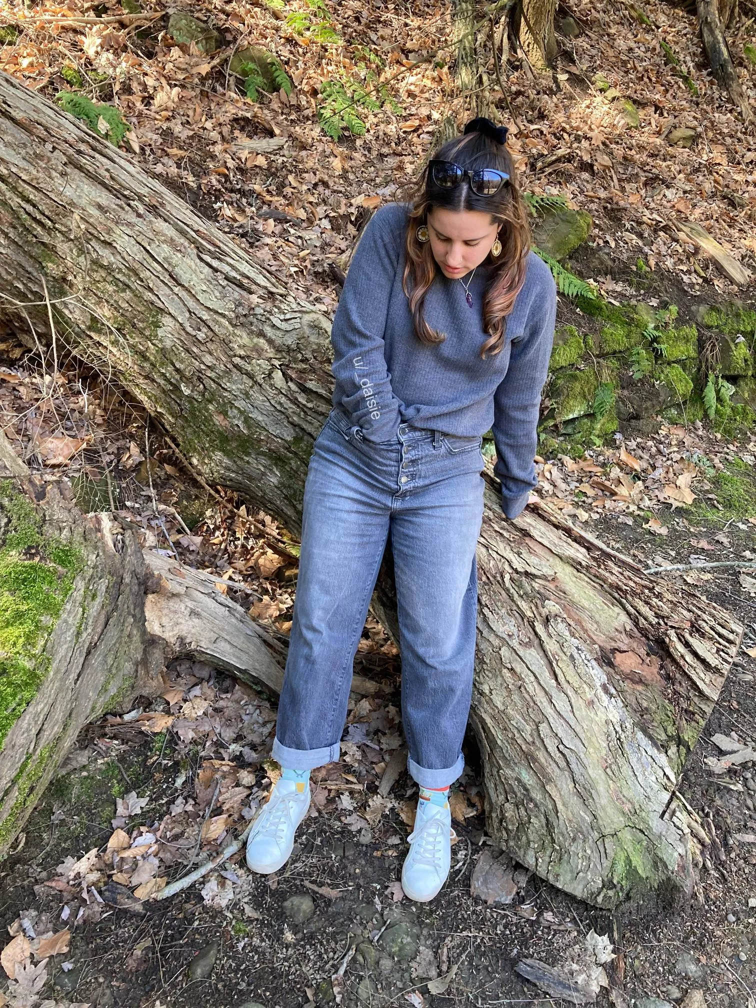 got excited during my hike