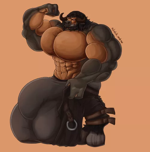 Hyper Bara commission done for a Discord client 😈