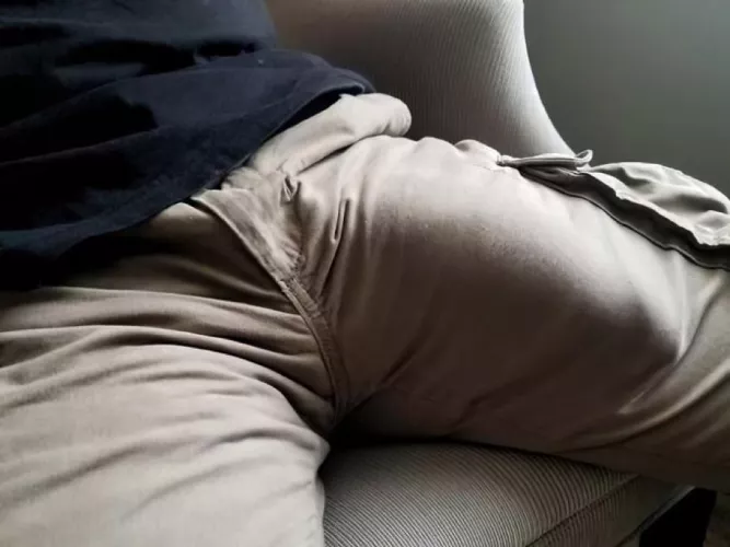 I’m soft and still snaking down my pants.