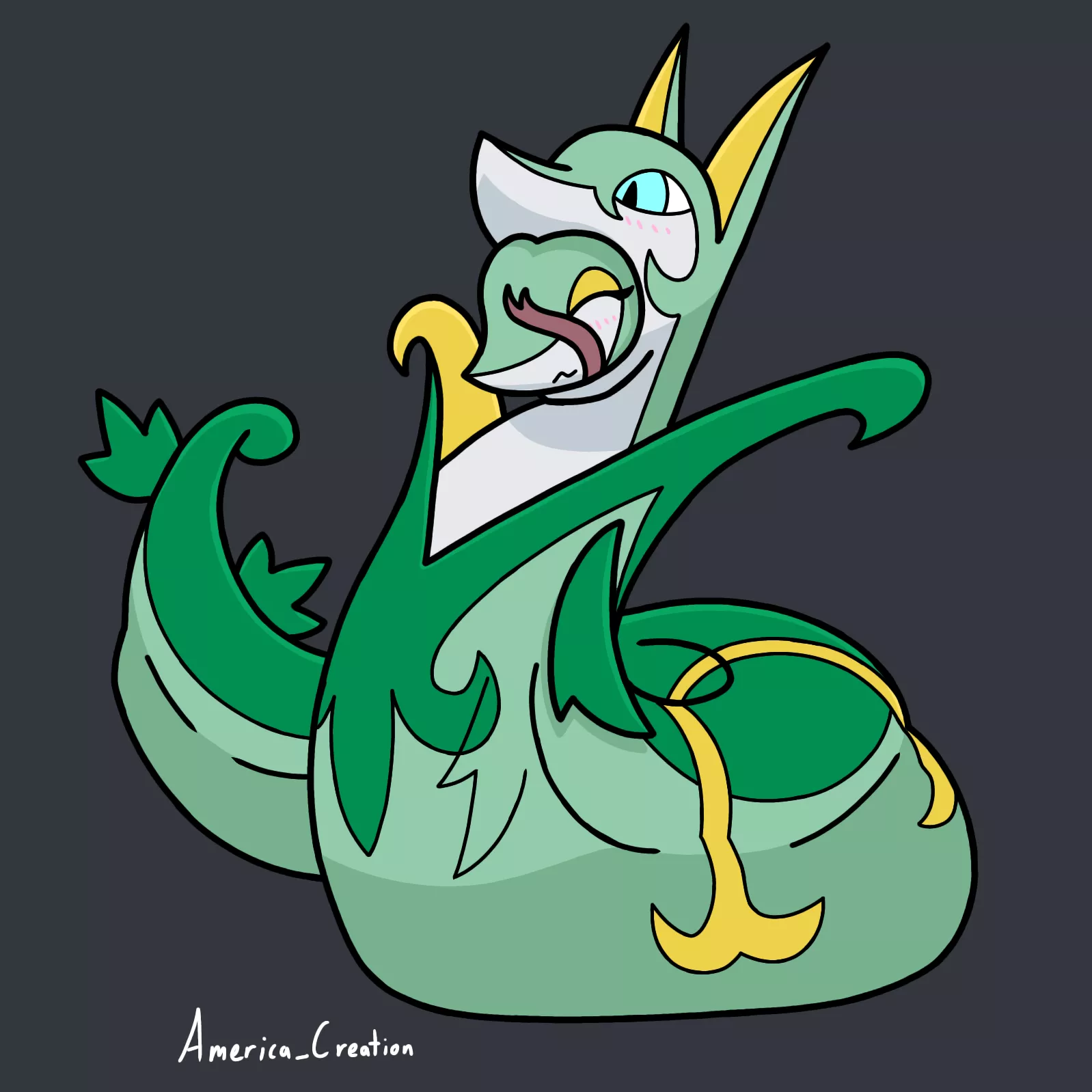 {Image} Serperior-ception (Art by America_Creation) Image is safe vore