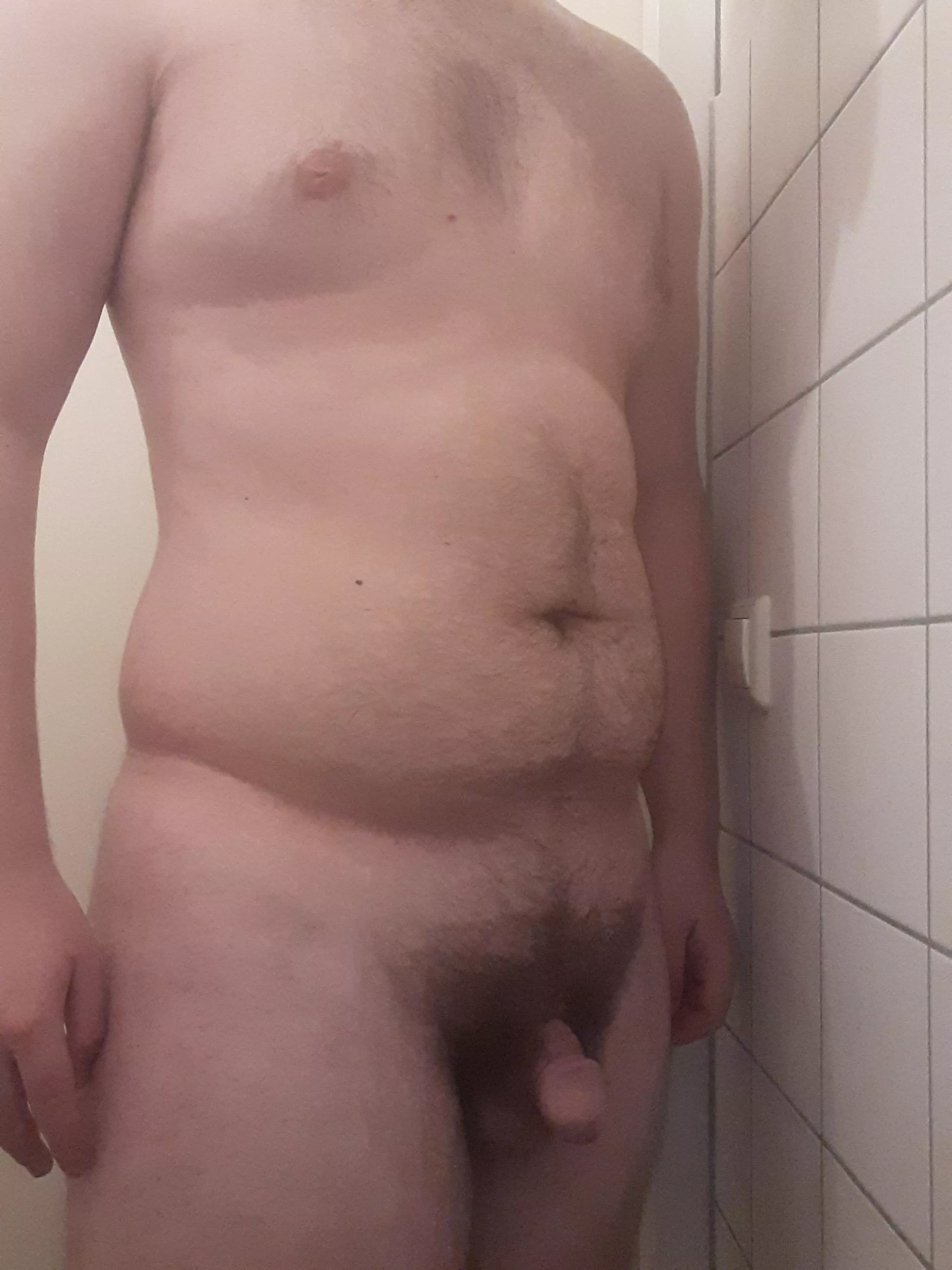 (m) 23 years old, 6'1. I know I am a bit on the heavy side. I would like honest opinions on how my body actually looks, so if you want to rate me please feel free:)