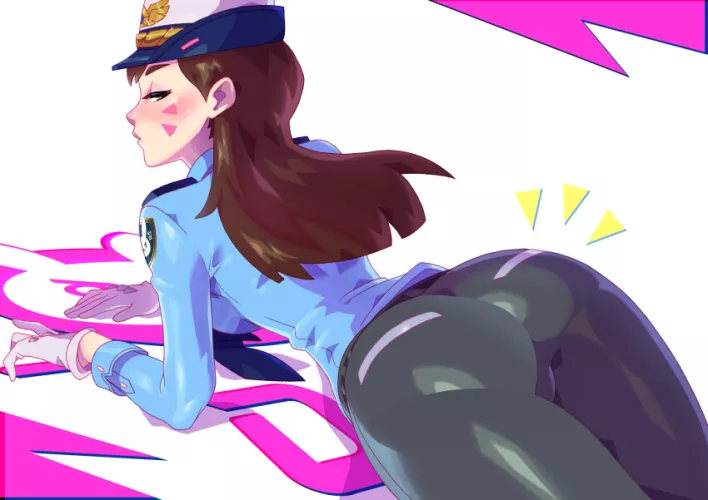 Police Officer D.va (minicop2001)