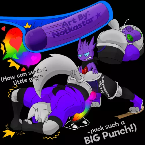 Sableye Learns Punishment [M/M] (Notkastar)