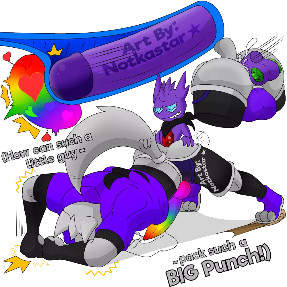 Sableye Learns Punishment [M/M] (Notkastar)