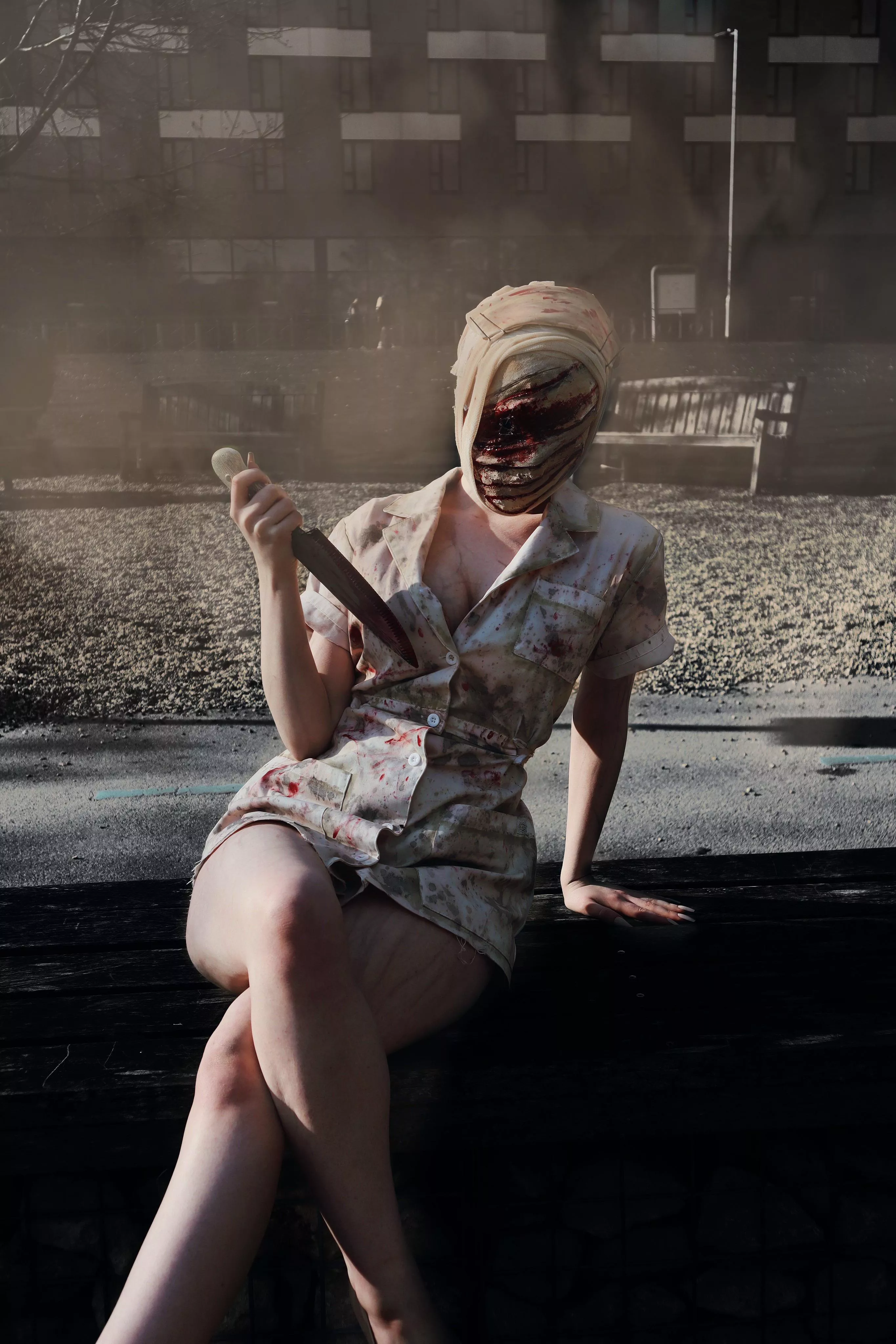 Silent Hill nurse by Rynkerbelle