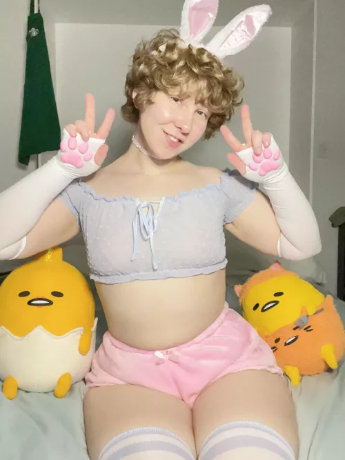 surprise! the easter bunny was just some femboy in bunny ears all along :3