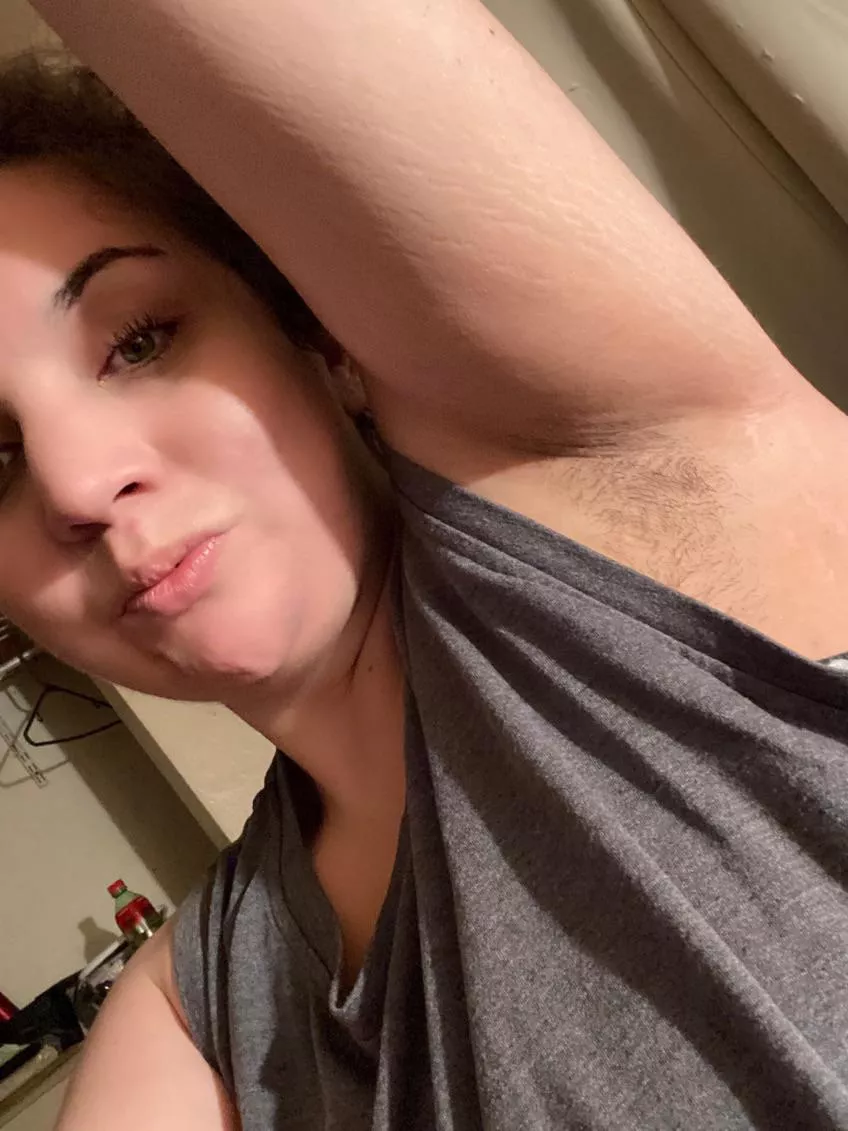 Sweaty & ready for you to stick your nose in and smell the stench