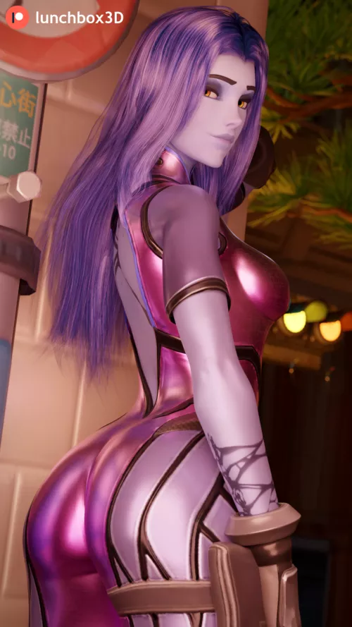 Widowmaker being perfect (lunchbox 3d)
