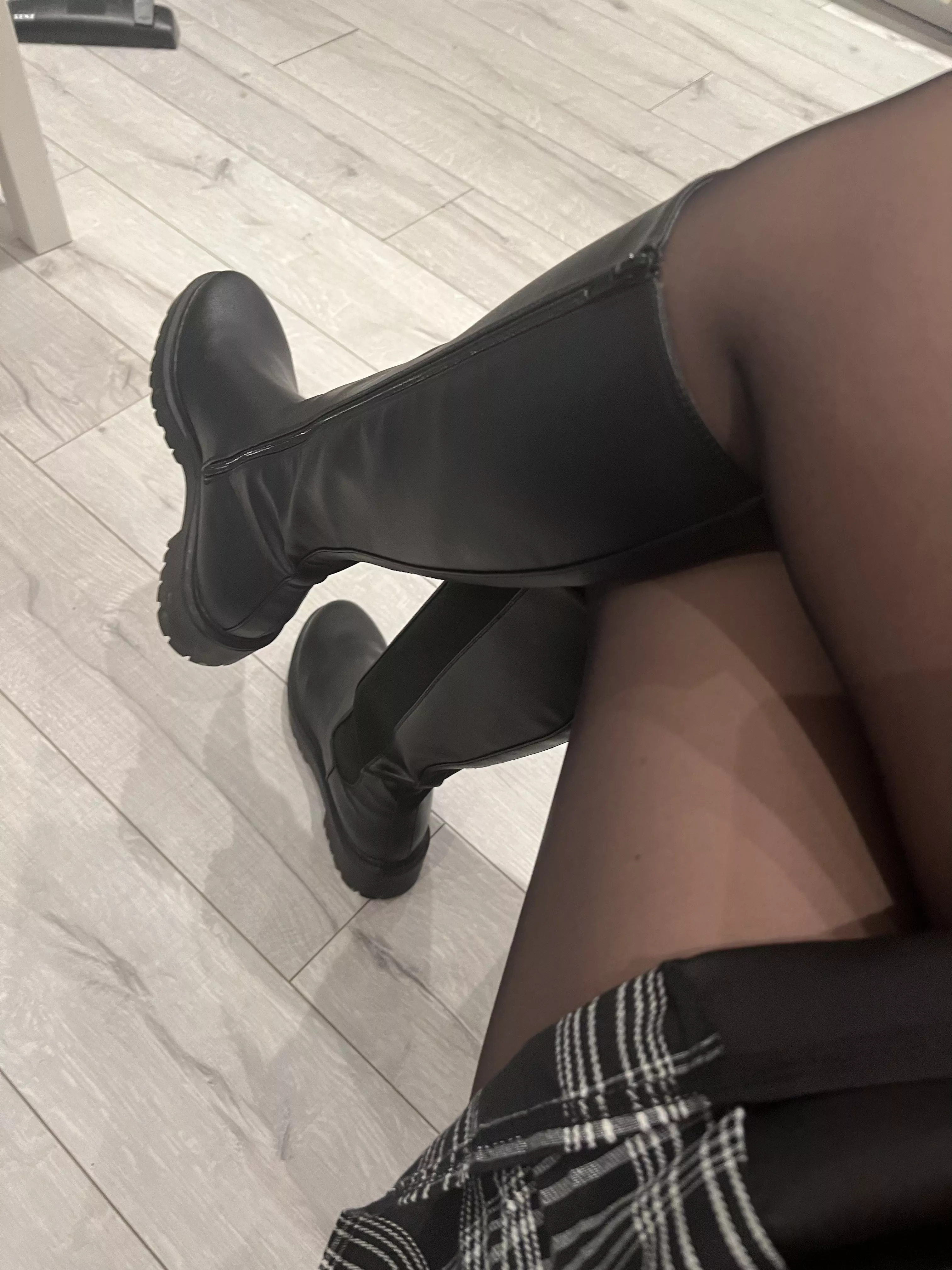 Will you polish my boots with your tongue? 😈
