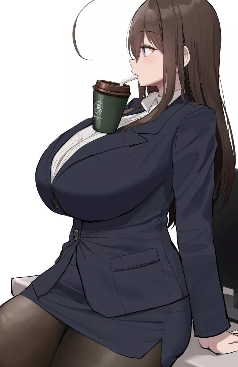 A convenient cup holder (Oekakizuki) [Artist's OC]