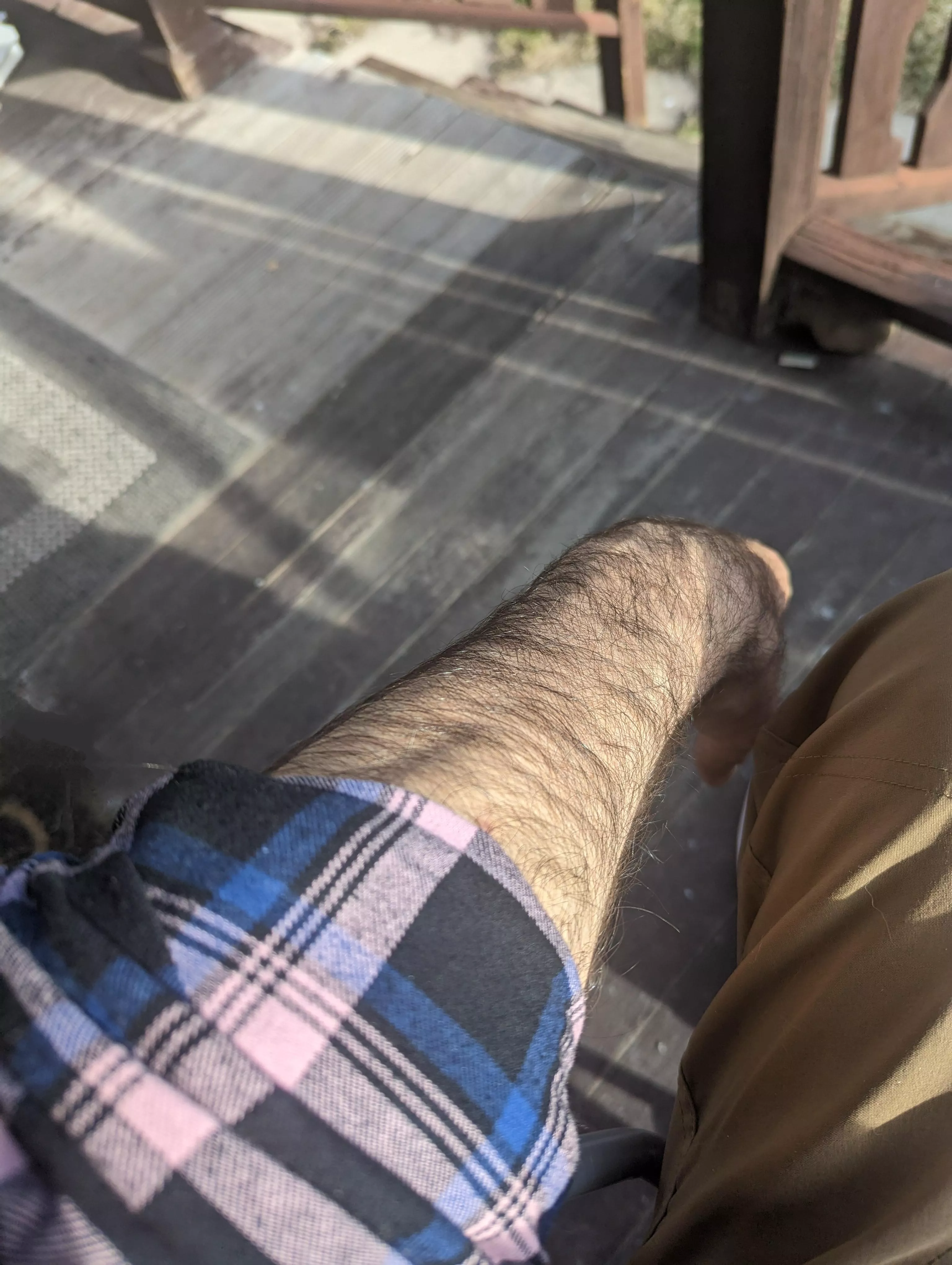 Come sit for a spell, let's enjoy the weather together!