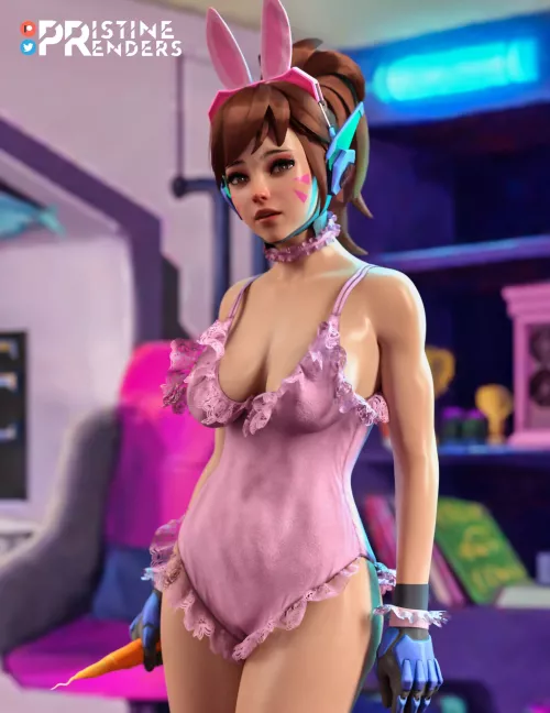 D.Va, (PristineRenders)