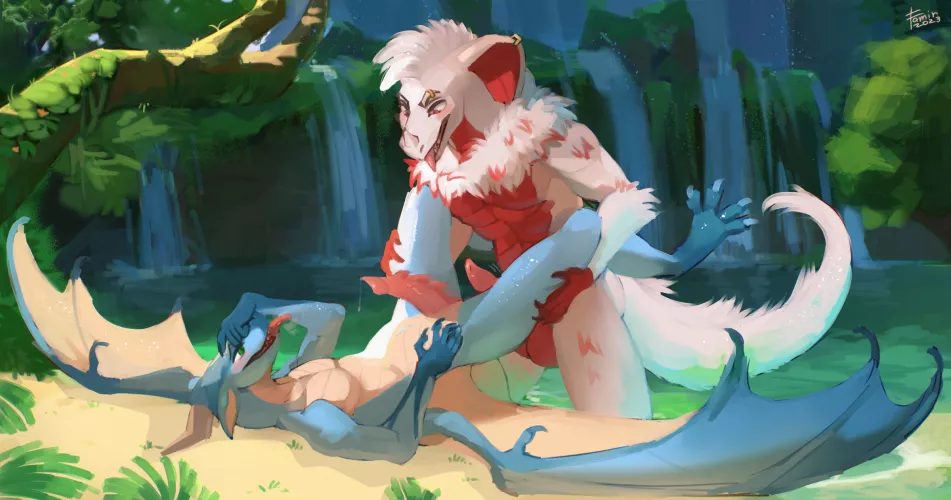 Fun in the Waterfalls (FAMIR)