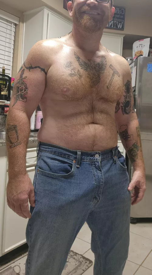 Ginger beard and boner