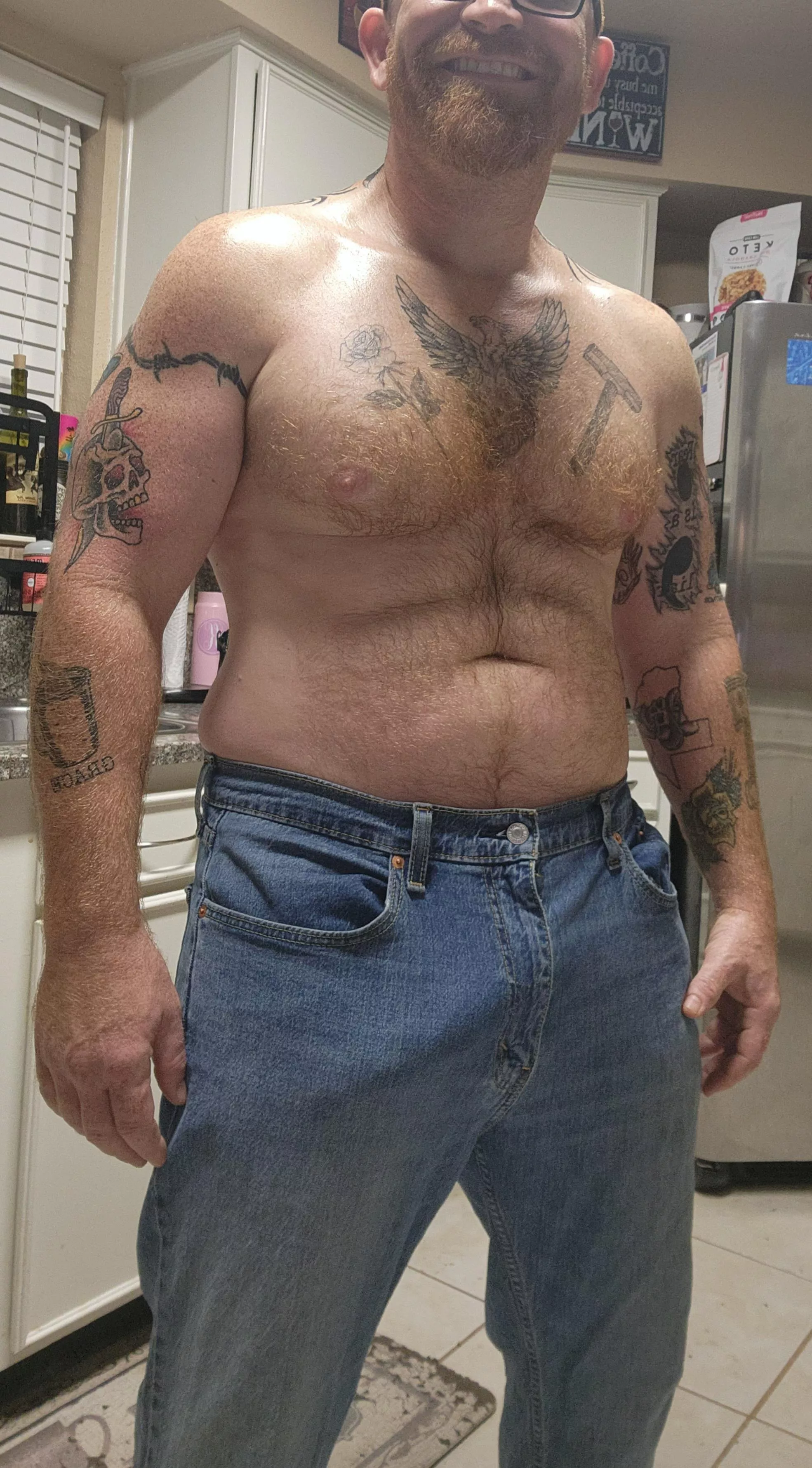 Ginger beard and boner