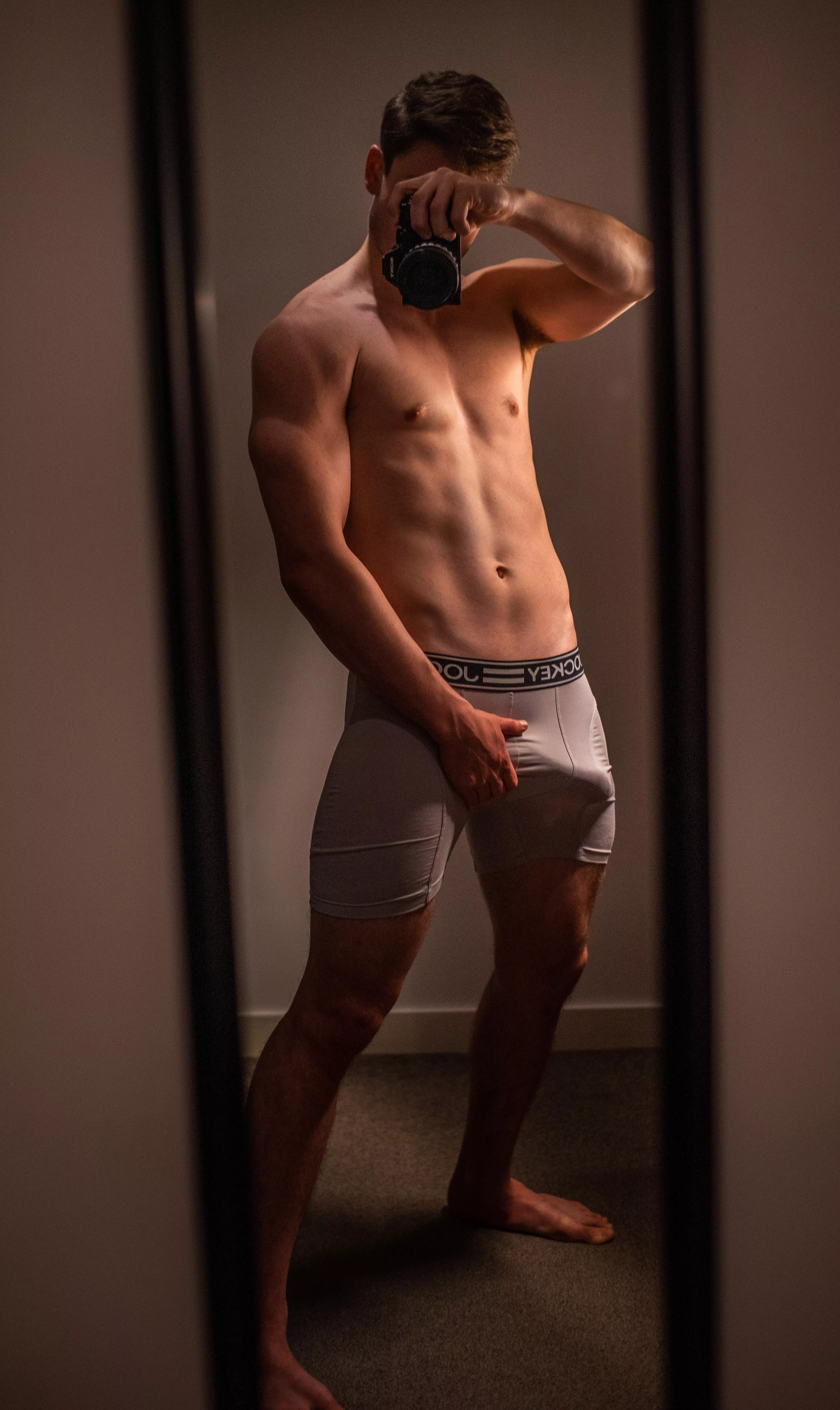 Happy Monday from my me & my big boxer-brief bulge