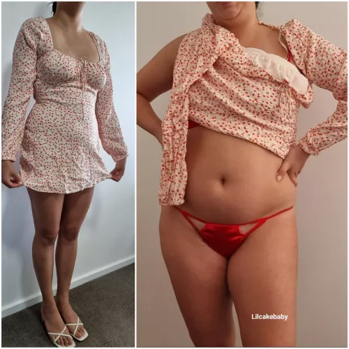 I can't even fit my other arm into this dress anymore 🤭