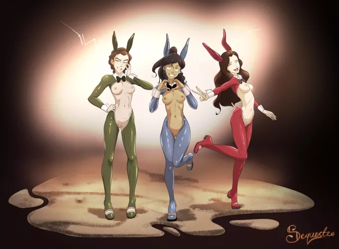 Kuriva, Korra and Asami [thelegendofkorra](Sequestro)