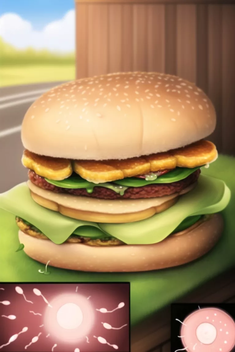 LF Color Source table, x-ray, impregnate, food, burger, sperm, tree