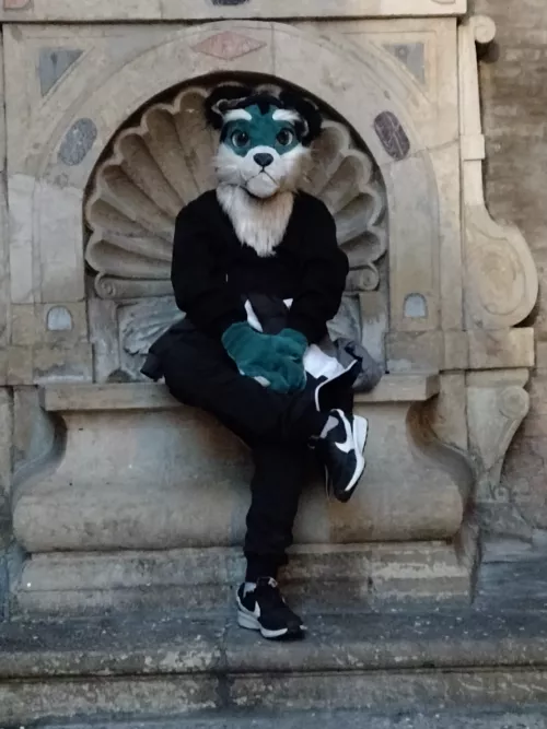 My first fursuit, not bad yeah?(not commissioned)