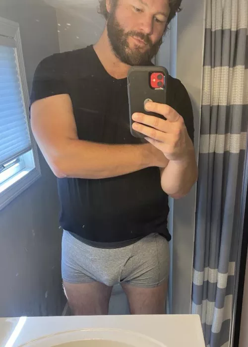 My soft cock outline