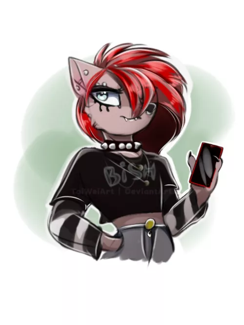 Red Wolf BisH[sketch], Artist: Me