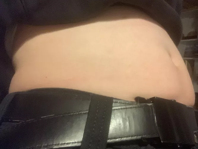 rub my belly as i eat