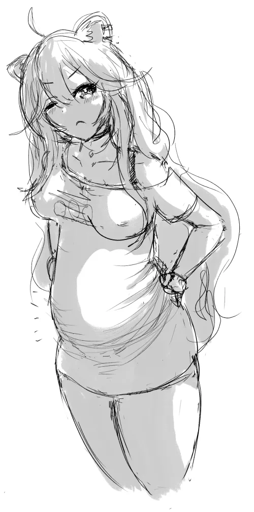 She can't hide it anymore