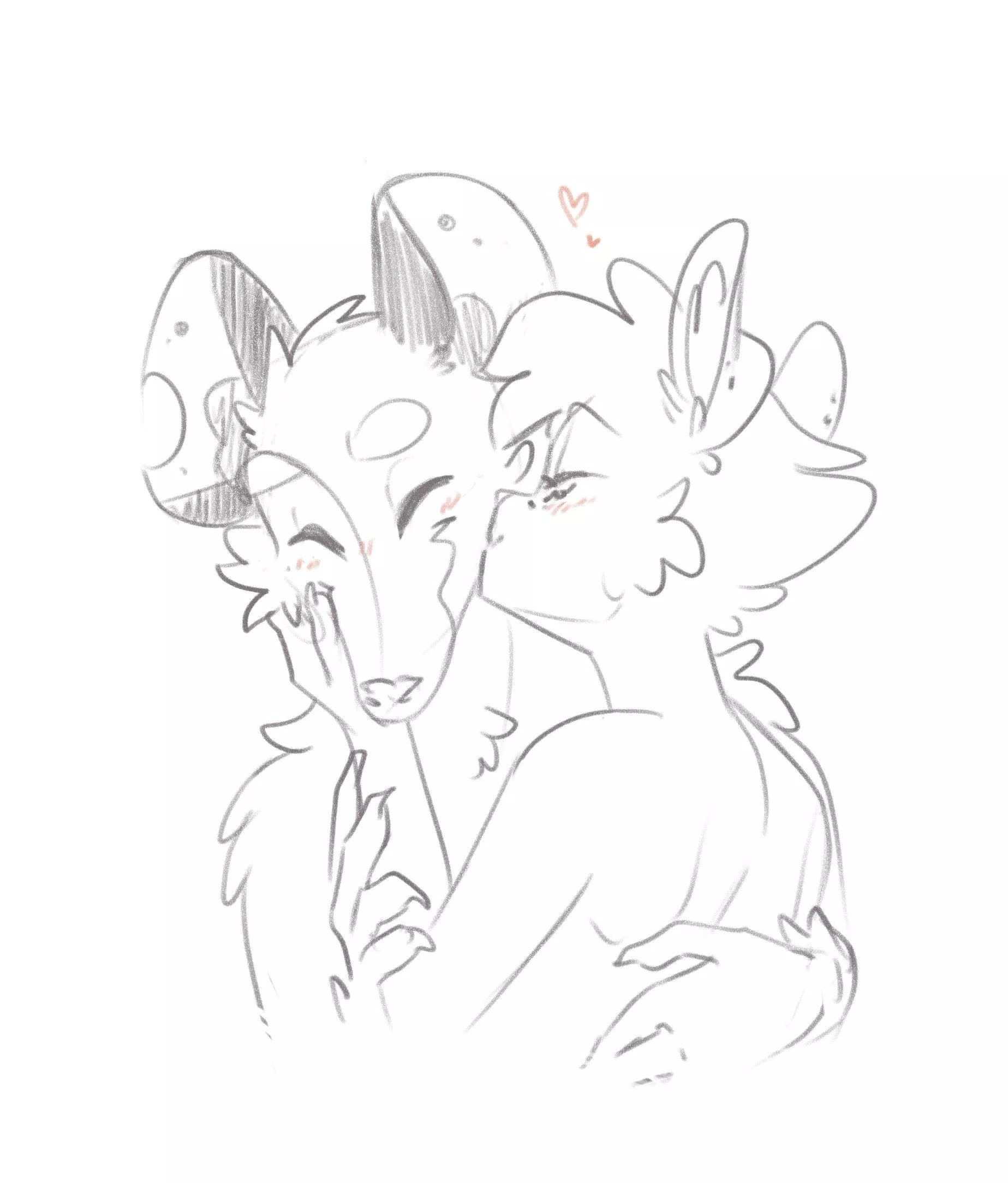 Sketch of my partner and I ❤️