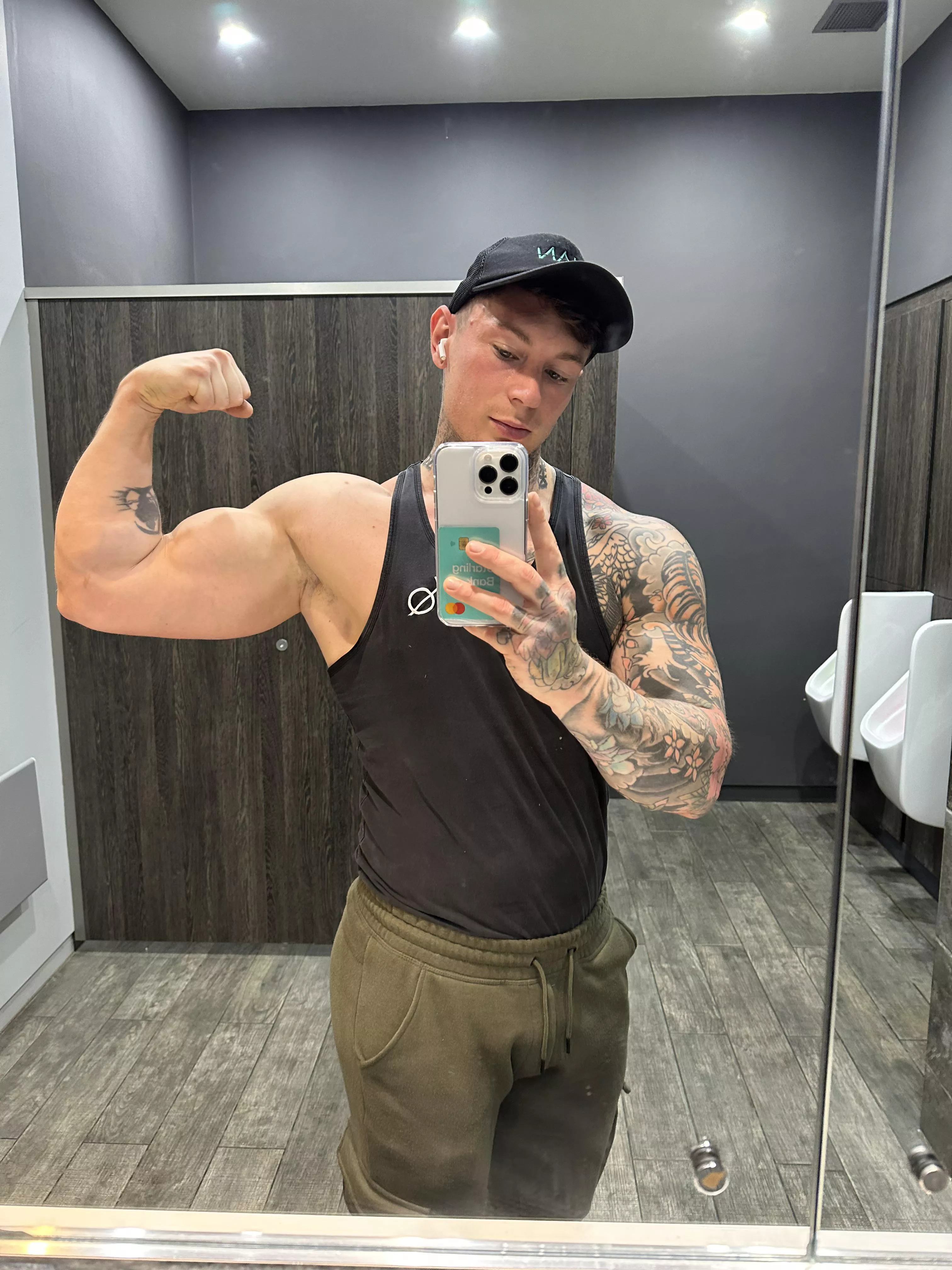 Straight after a workout pump