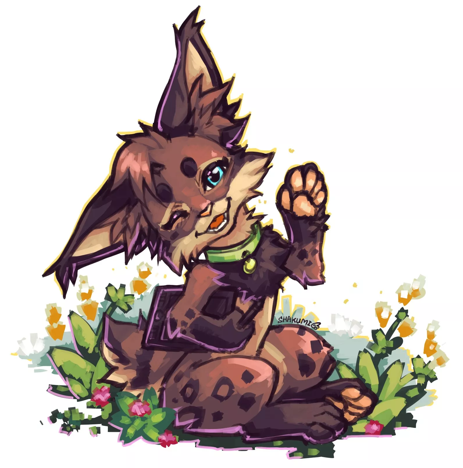 Sweet lynx ^w^ (art by me)