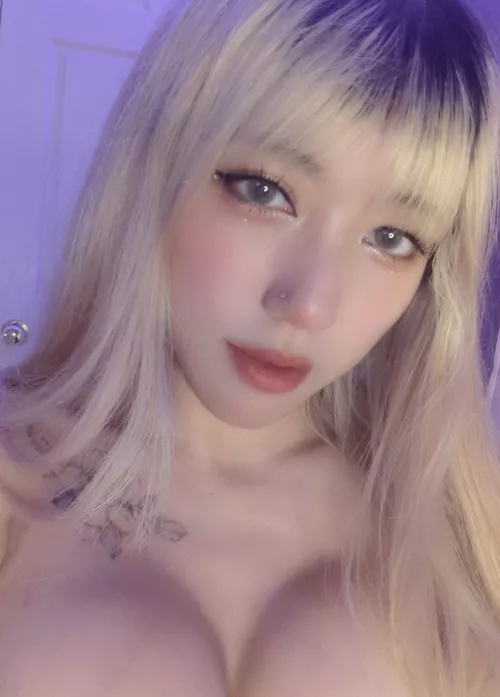 would you like at my eyes or my cleavage?