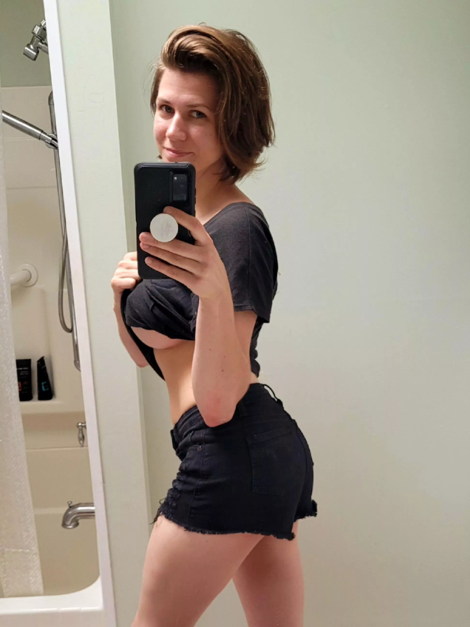 After I shower I need to show off