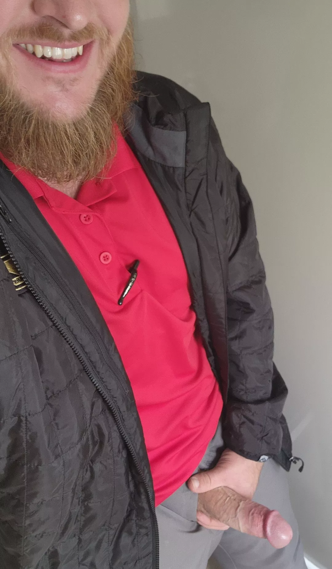 Are playing with my beard or boner first?