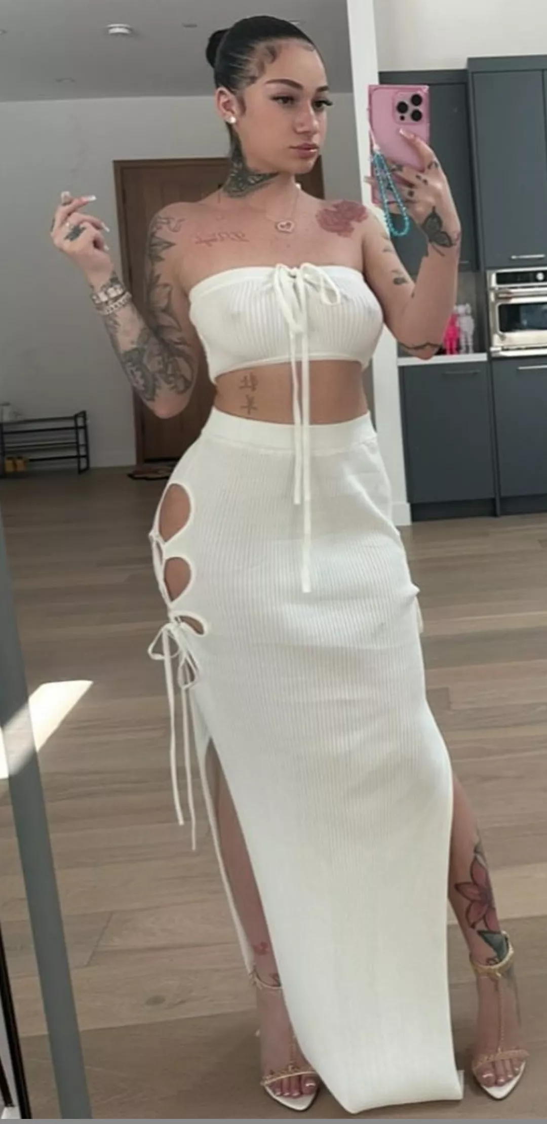 Danielle Bregoli in white