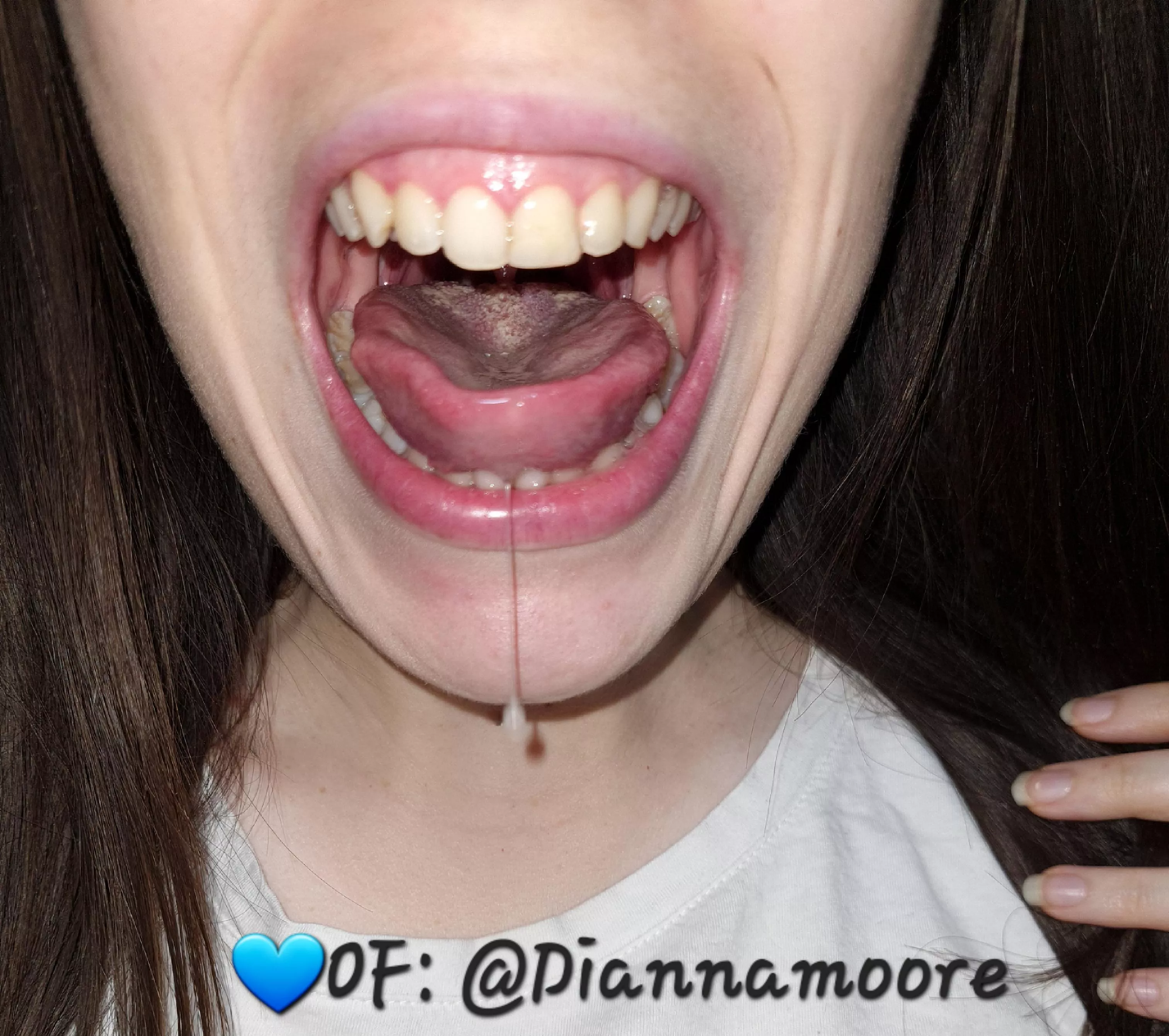 Drink my saliva or I'll lick all over your face 😈👅💦[oc]