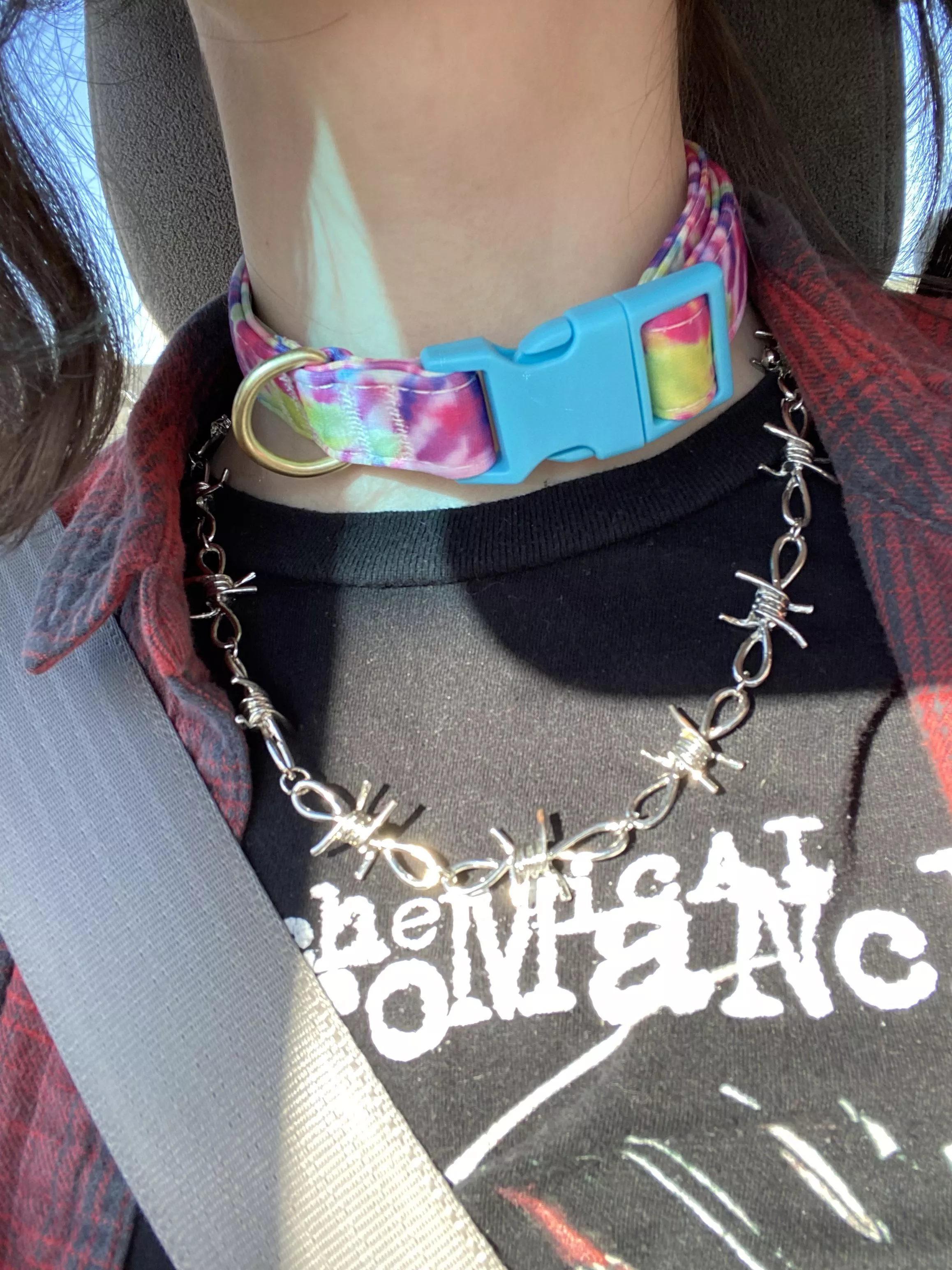 Got a pretty new collar while running errands & wore it proudly!!