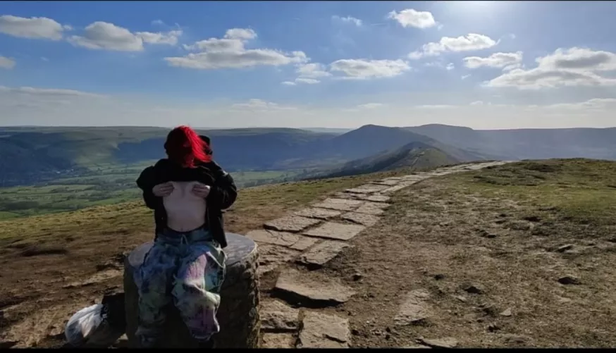 Half naked in the mountains 🏔️