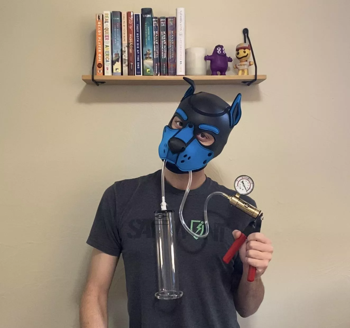 I fetched one of my toys to play with 😈