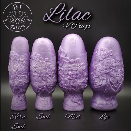 Lilac Vaginal Plug Lineup