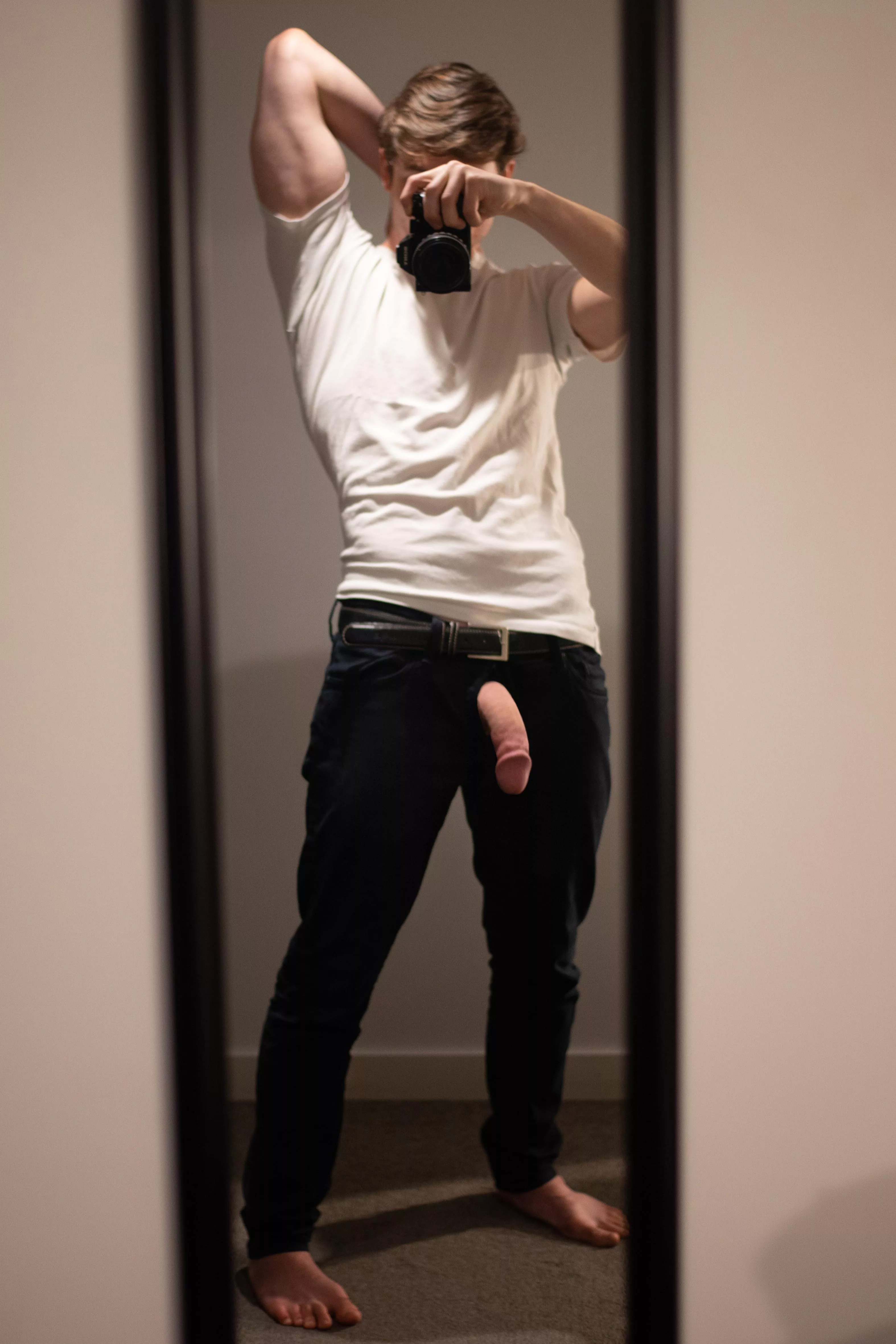 My big young white cock