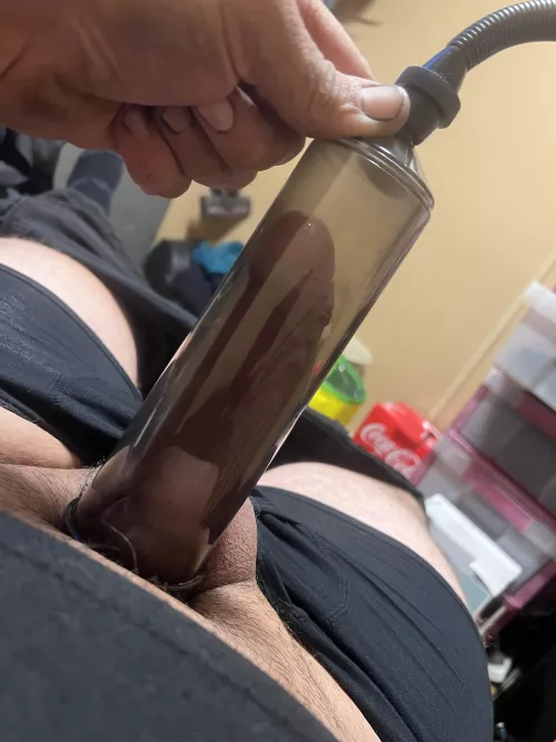 OMG I love this pump makes my cock feel unbelievable.